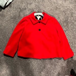 Chico’s Red Peacoat NWT